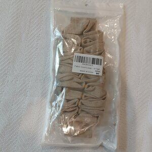 FABRIC 4FT CORD COVER TAN/CREAM